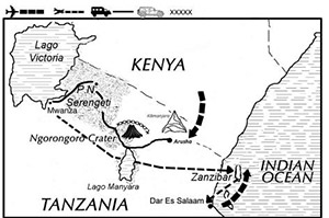 Haz clic para ver mapa de Tanzania Confort