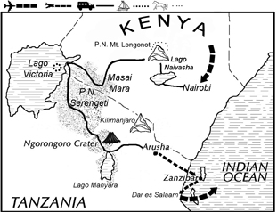 mapa de Memorias de frica Especial Comoros