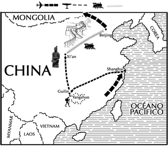 mapa de China Activa en Grupo