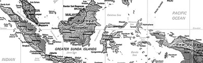 mapa indonesia